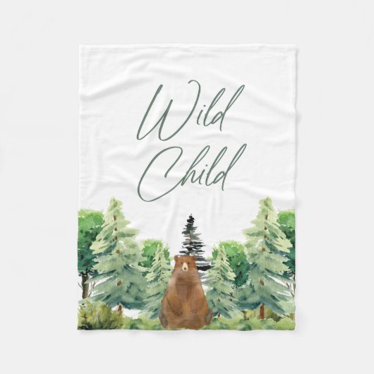 Wild Child Fleece Blanket Deken (Voorkant)