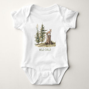 Wild Child Forest Woodland Fox Romper