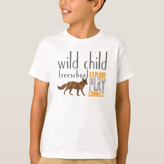 Wild Child Fox Design T-shirt