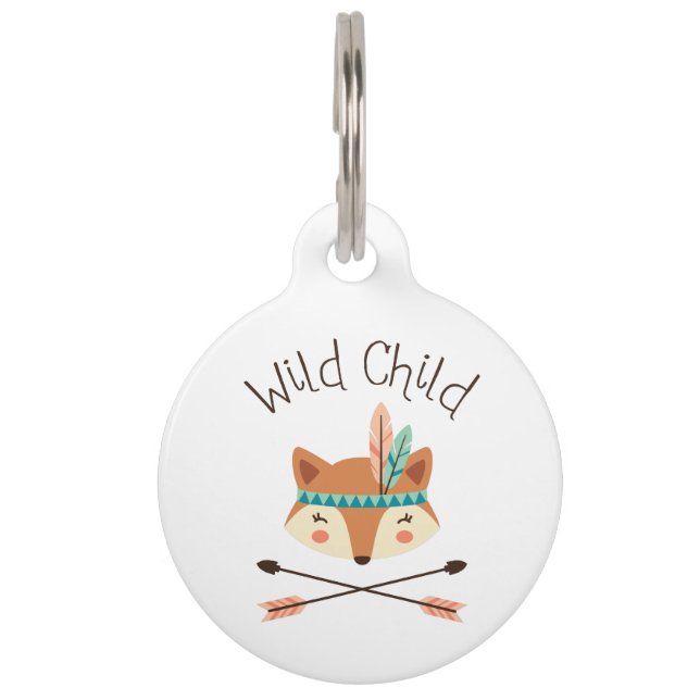 Wild Child Huisdierpenning (Voorkant)