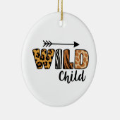 Wild Child Keramisch Ornament (Rechts)