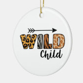 Wild Child Keramisch Ornament (Links)
