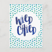 Wild Child Quote Briefkaart (Voorkant)