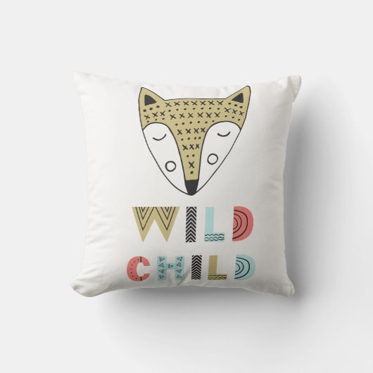 Wild Child Scandia Fox Baby Kussen (Voorkant)
