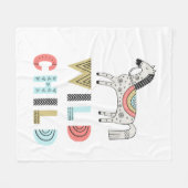 Wild Child Scandia Horse Baby Fleece Deken (Voorkant (Horizontaal))