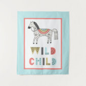 Wild Child Scandia Horse Nursery Wandkleed (Voorkant)