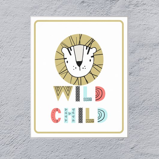 Wild Child Scandia Leeuw   Poster