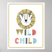 Wild Child Scandia Leeuw   Poster (Voorkant)
