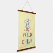 Wild Child Scandia Monkey Hangend Wandkleed (Gebogen)