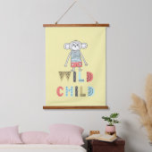 Wild Child Scandia Monkey Hangend Wandkleed (Slaapkamer)