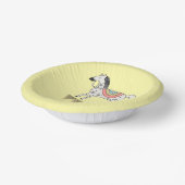 Wild Child Scandinavian Horse Pastel Yellow Papieren Kommen (Gebogen)