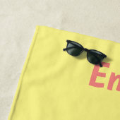 Wild Child Scandinavisch Paard Persoonlijk  Strandlaken (In situ)