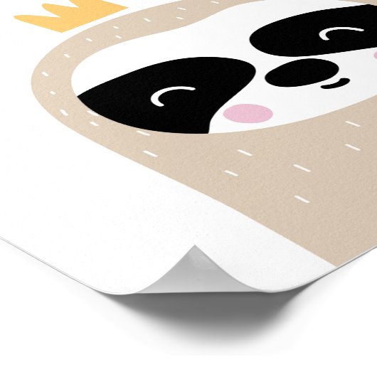 Wild Child | Scandinavisch Poster (Hoek)