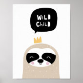 Wild Child | Scandinavisch Poster (Voorkant)
