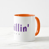 Wild Chillin' Sinaar Oranje Koffie Mok (Voorkant rechts)