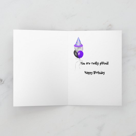 Wild Chimp Humor Kaart (Binnen)