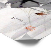 Wild Chrysanthemum en Cricket, Watanabe Seitei Poster (Hoek)