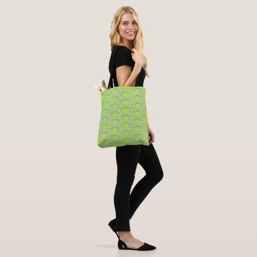 Wild Clash - Hand getrokken Oerwoud Drama Canvas t Tote Bag (Op model)