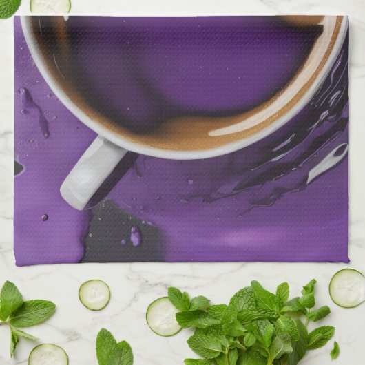 Wild Coffee Dreams Theedoek (Gevouwen)