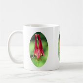 Wild Columbine Flower Personalized Koffiemok (Links)