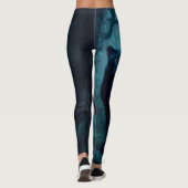 Wild Companions: Dame met haar Black Panther Leggings (Achterkant)