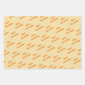 Wild cowboy westerne verjaardag inpakpapier vel (Voorkant 3)