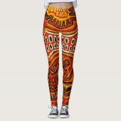 Wild Crazy Del Sol Leggings (Voorkant)