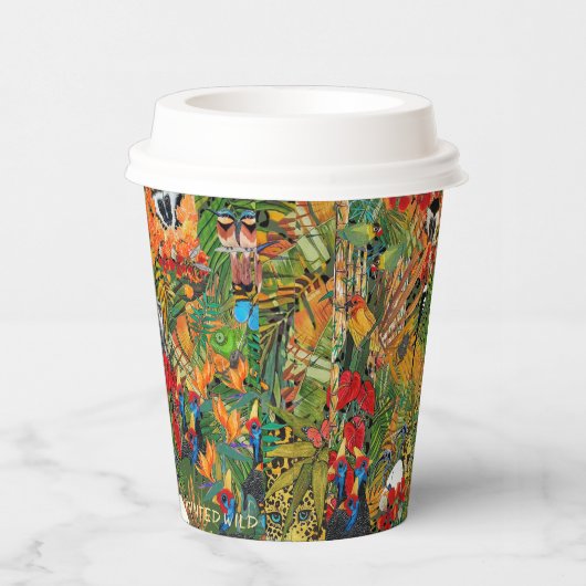 Wild Creation Paper cups Papieren Bekers (Rechts)