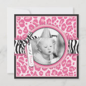 Wild Cupcake CP Invitation Square B1 Kaart (Voorkant)