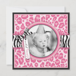 Wild Cupcake CP Invitation Square B2 Kaart