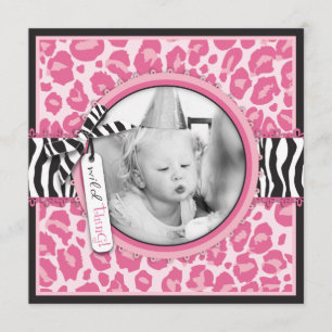 Wild Cupcake CP Invitation Square B2 Kaart