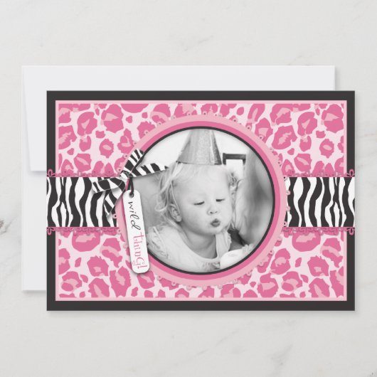 Wild Cupcake CP-uitnodigingskaart B1 Kaart (Voorkant)