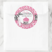 Wild Cupcake CP Zakelijke Sticker (Tas)