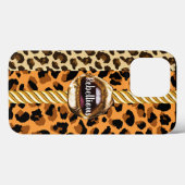 Wild Custom Chic Gold lips Gift Beauty Girly Case-Mate iPhone Case (Achterkant (horizontaal))
