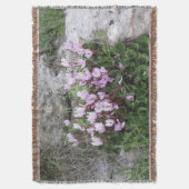 Wild Cyclamen Throw Blanket Deken (Voorkant Verticaal)