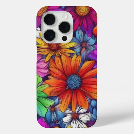 Wild Daisies #4 - iPhone 15 Pro Hoesjes (Achterkant)