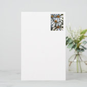 "Wild Daisies" Floral Stationery Briefpapier (Staand voorkant)