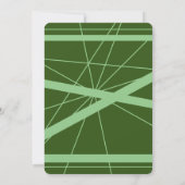 Wild Daisies Forest Green Sage Wedding Invitation (Achterkant)