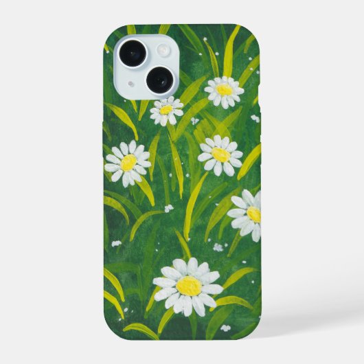 Wild Daisies iPhone 15 Case (Achterkant)