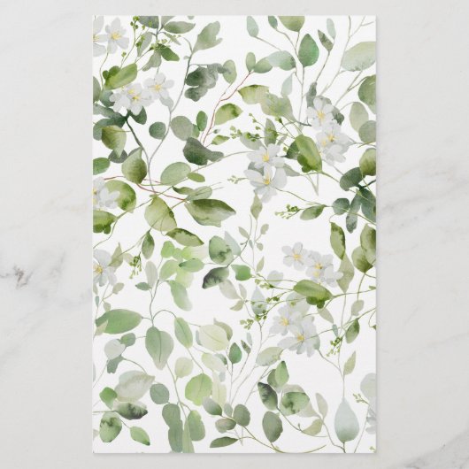 Wild daisy blooms Baby shower Predicted Game (Achterkant)