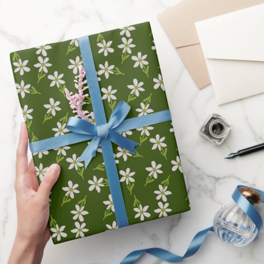Wild Daisy Charm Cadeaupapier (Geschenken)