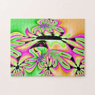 Wild Daisy Fractal Art Legpuzzel