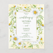 Wild daisy Spring flower flower budget bruiloft (Voorkant)