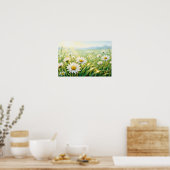 Wild Daisy Veld Kunstprint – Poster (Keuken)