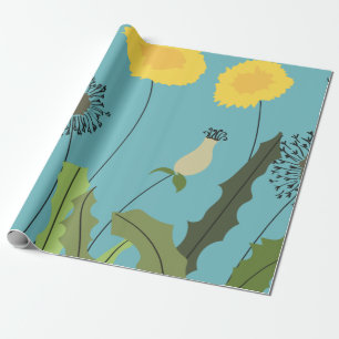 Wild Dandelion Print Cadeaupapier