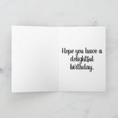 Wild Deer Buck Happy Birthday Kaart (Binnen)