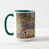 Wild Deer Couple Buck en Doe Art Mok Cup (Links)