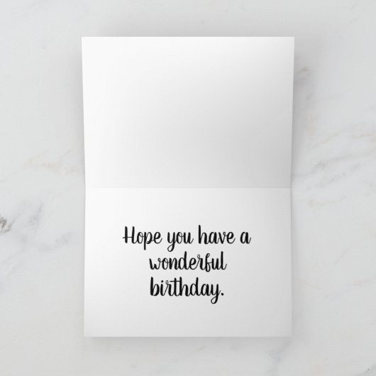 Wild Deer Design Happy Birthday Kaart (Binnen)