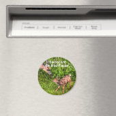 Wild Deer Fawn Wildlife voor buitenliefhebbers Magneet (Insitu (Vaatwasser))