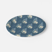 Wild Deer Footprints in Snow – Winter Nature Art Papieren Bordje (Gekanteld)